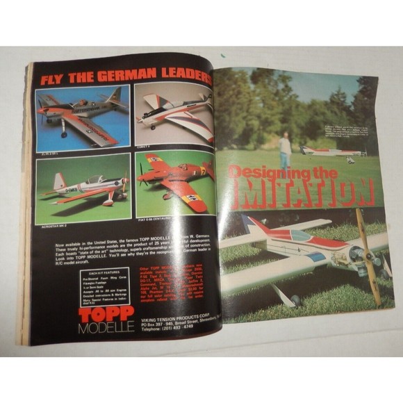 8 Vintage 1976-1986 Model Aviation Magazines Academy Of Model Aeronautics - Picture 8 of 10